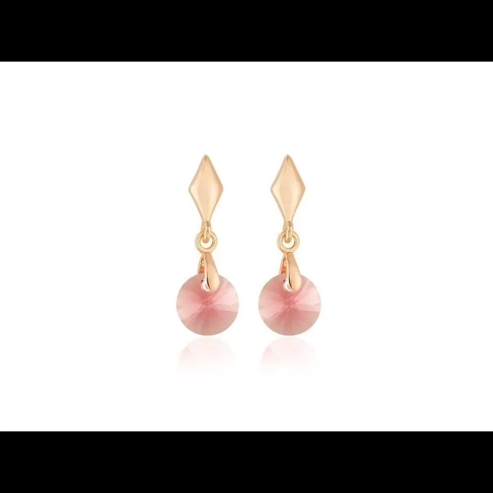 Swarovski authentic Crystals Rose gold plated